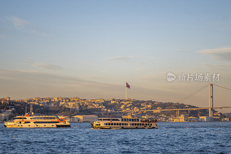 Beautiful city is İstanbul to sunny day, Turkey